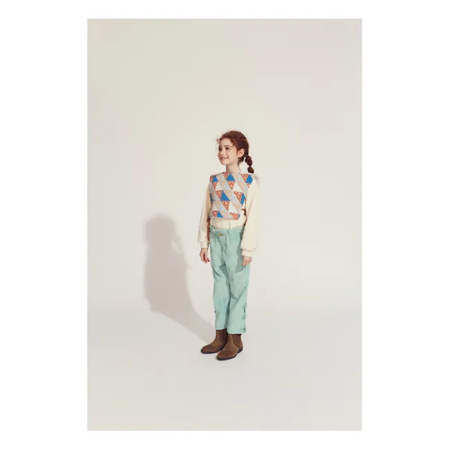 Arielle Ruffle Pants | Green water