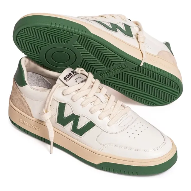 Sneakers Legacy in pelle e camoscio | Verde
