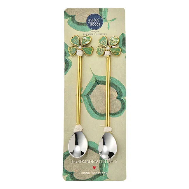 Coffee spoons - Set of 2  | Gold