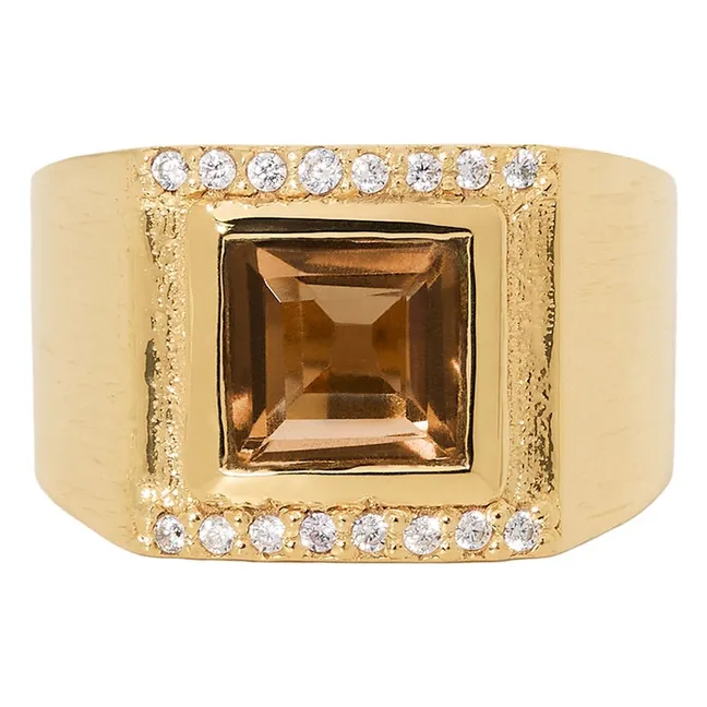 Bague 02 | Quartz Fumé