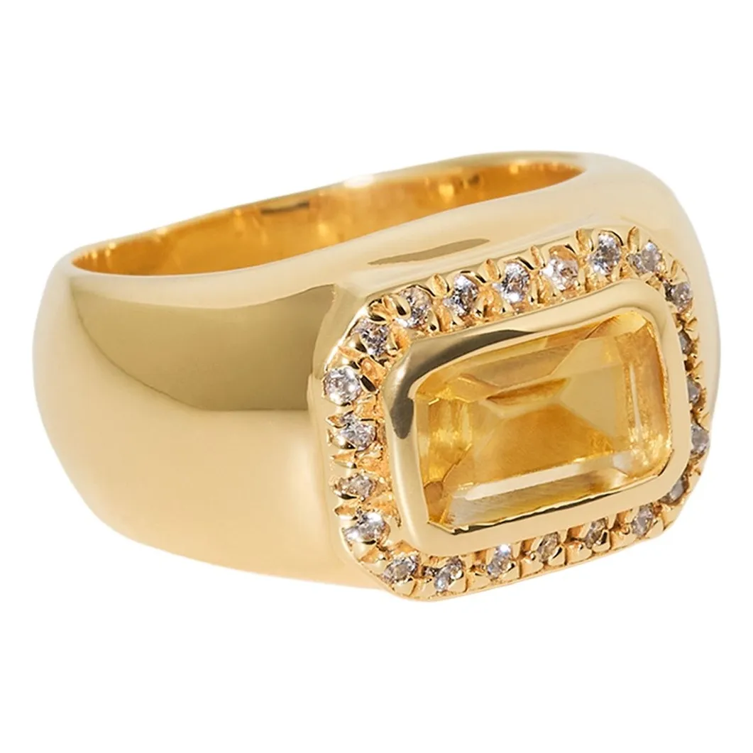 Irene D'arloz Citrine Ring 01