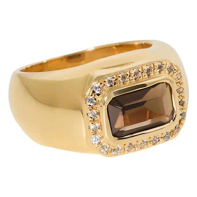 Bague 01 | Quartz Fumé