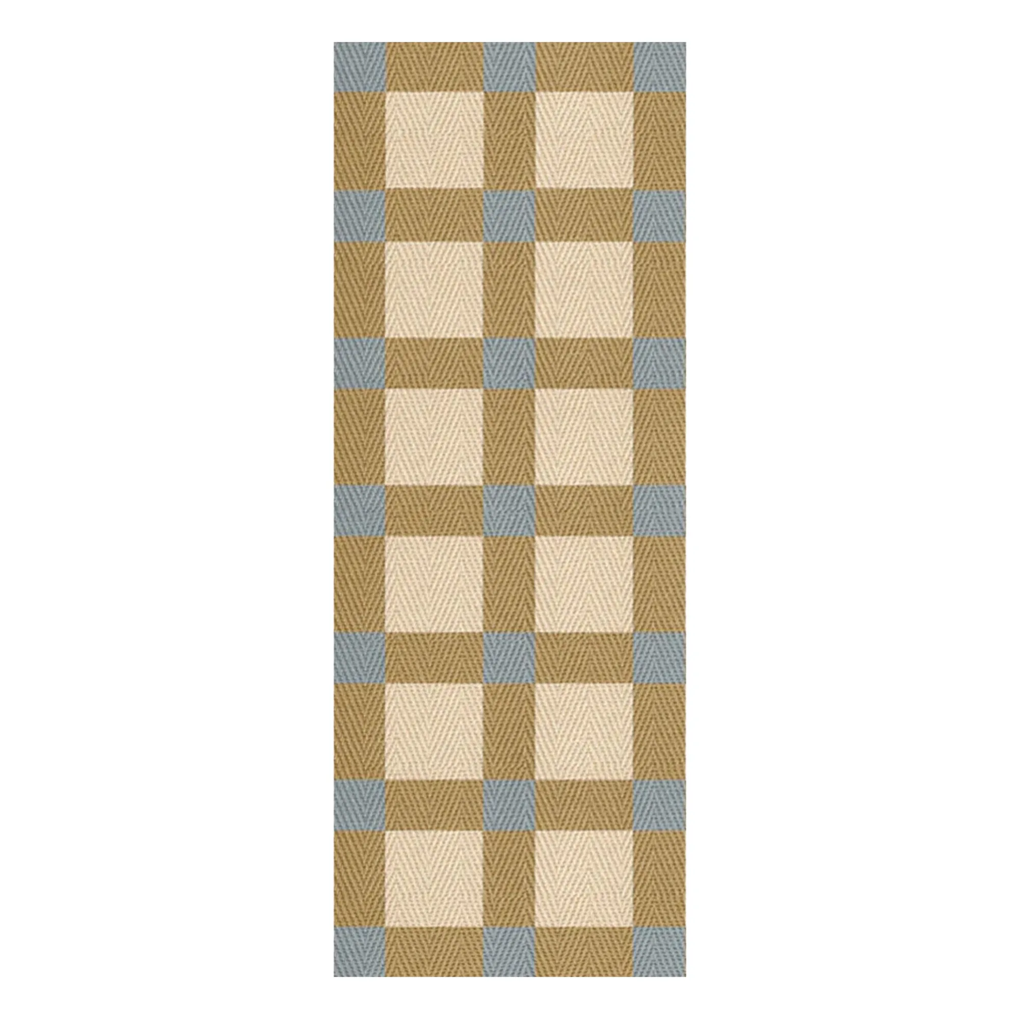 Layered Dark Beige Late Breakfast Jute Runner, Evelina Kroon