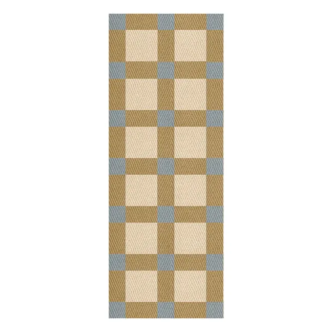 Tapis de couloir en jute Late Breakfast, Evelina Kroon  | Beige foncé