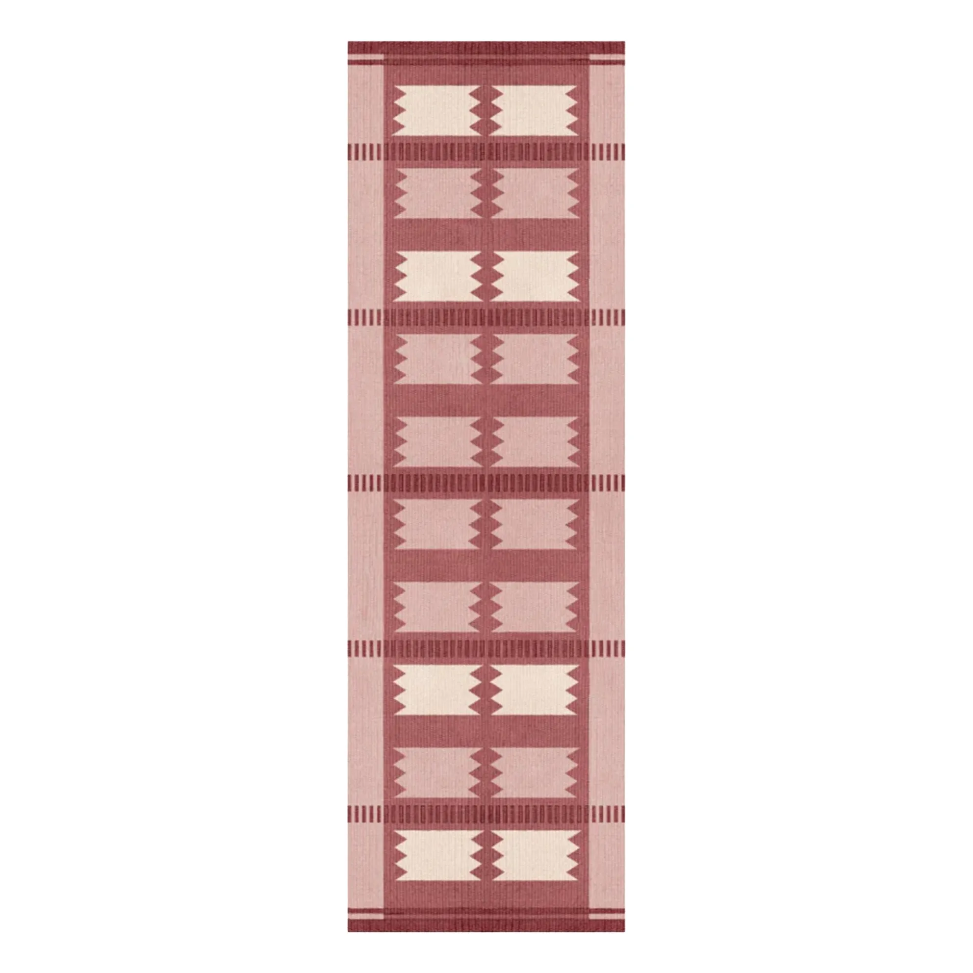 Layered Women's Red Wool Runner Röllakan Iris
