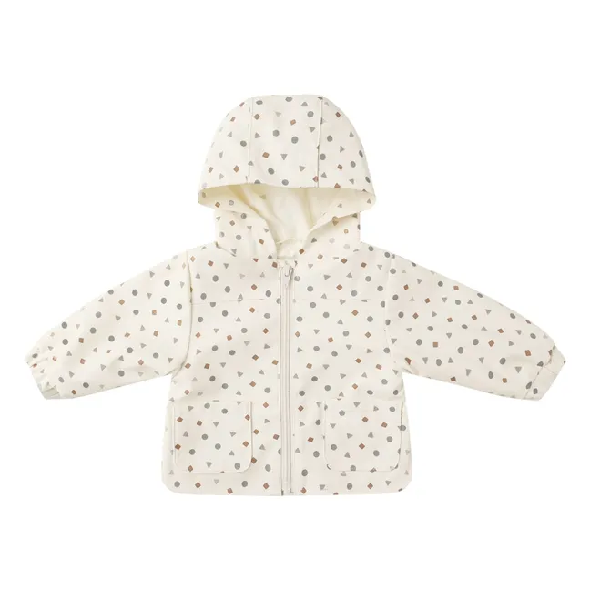 Ciré Géométrique Fibres Recyclées | Ivoire