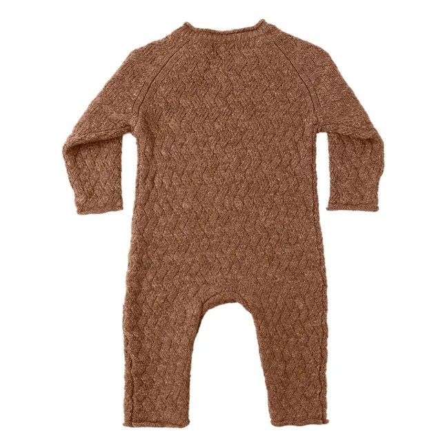 Jumpsuit aus Bio-Baumwolle | Braun