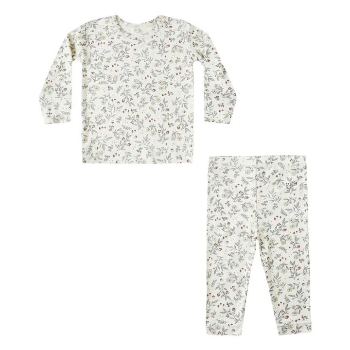 Pyjama Bloom Bamboo | Elfenbeinfarben- Produktbild Nr. 0