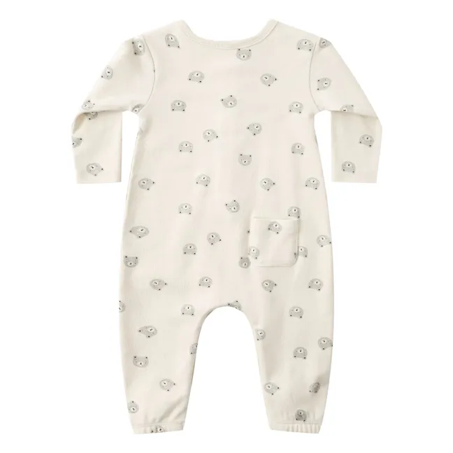 Combinaison Ours Coton Bio | Ecru