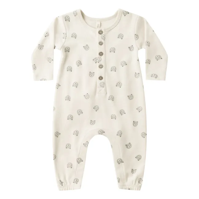 Combinaison Ours Coton Bio | Ecru