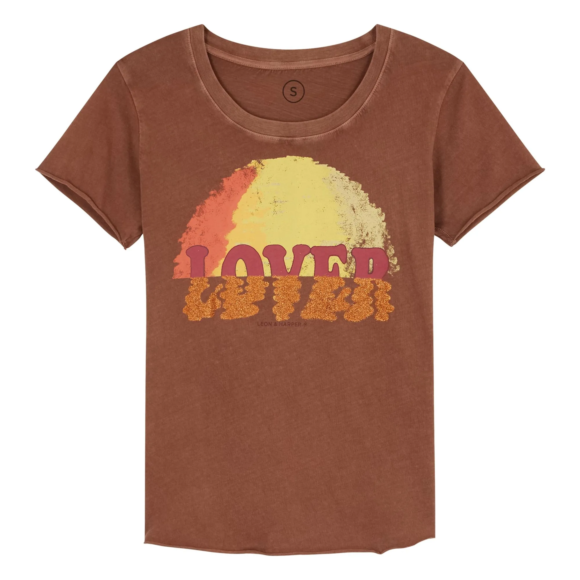 Leon & Harper Blush Toro Wave Organic Cotton T-Shirt