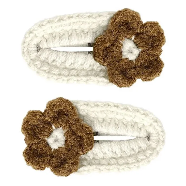 Barrettes Crochet | Ocre