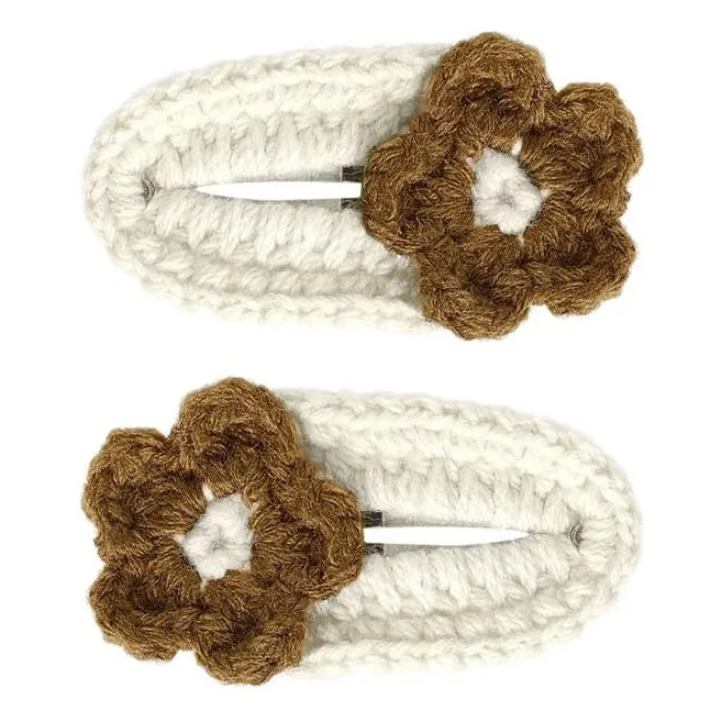 Barrettes Crochet | Ocre- Image produit n°0