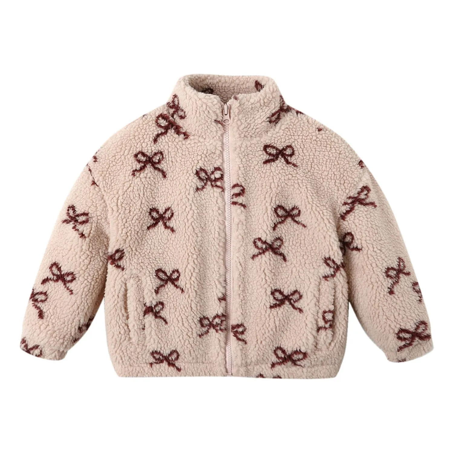 Rylee + Cru Pink Coco Sherpa Jacket