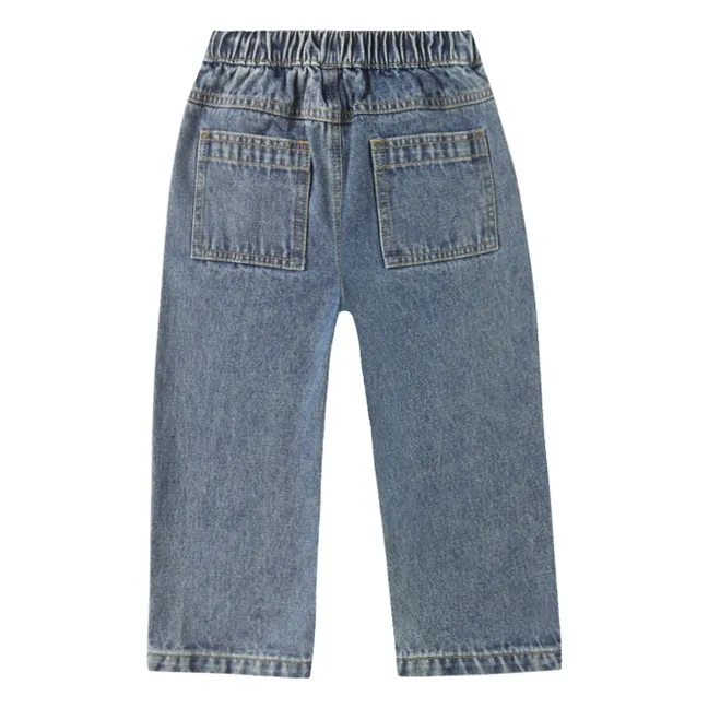 Pantalon Denim Baggy | Bleu