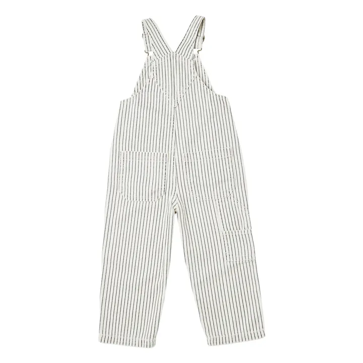 Utility Dungarees Stripes | Ecru- Product image n°1