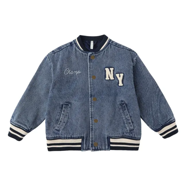 Bomber Varsity Mini | Denim
