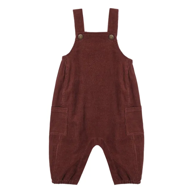 Cargo Mini overalls | Burgundy