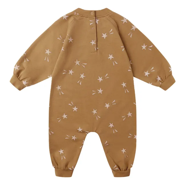Golden Stars Raglan jumpsuit | Ochre
