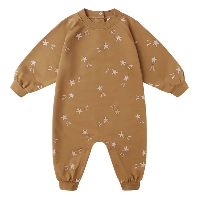 Mono Golden Stars Raglan | Ocre