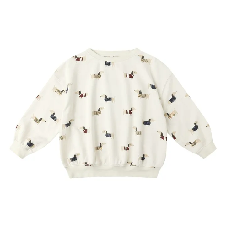 Dachshund sweatshirt | Ecru- Product image n°0