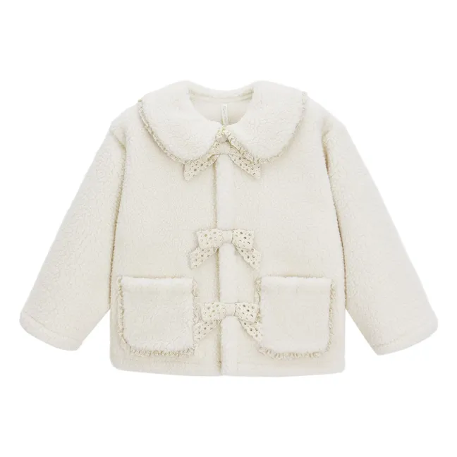 Sherpa-Jacke | Seidenfarben
