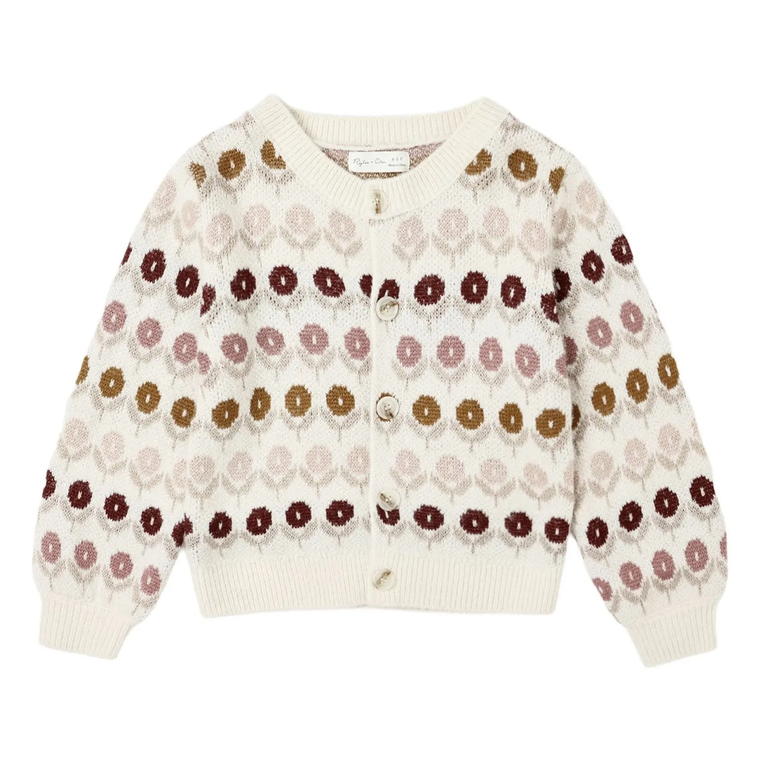 Rylee + Cru Ecru Cheyenne Cardigan