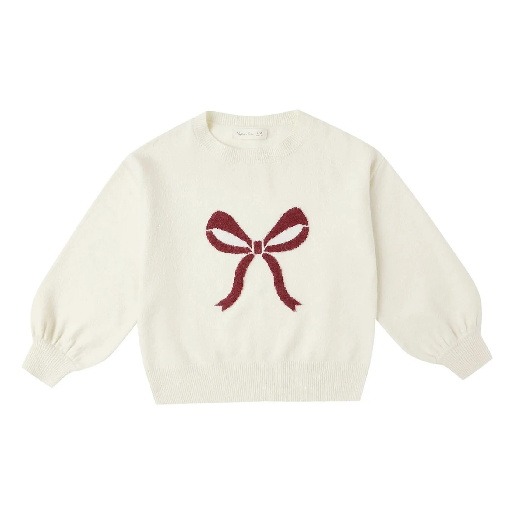 Rylee + Cru Ecru Aspen Mini Sweatshirt