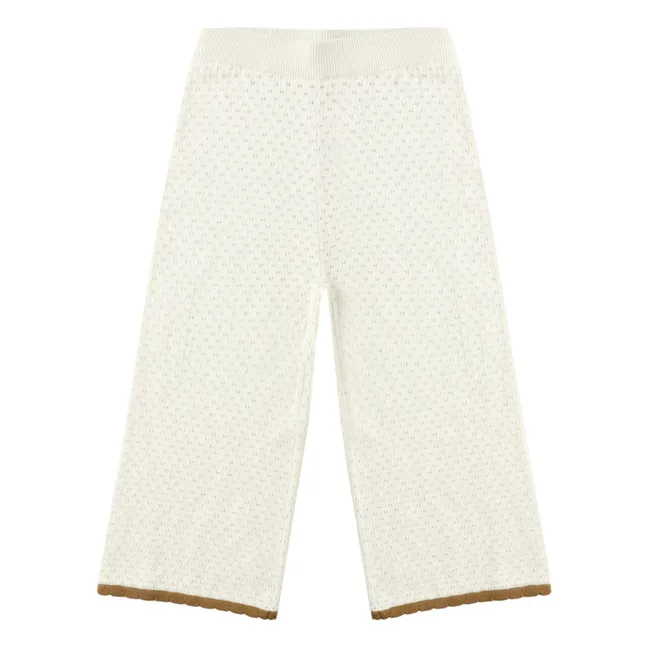 Pantalon Pointelle | Ecru