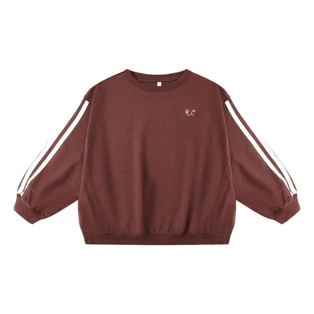 Sweat Liseré Mini | Bordeaux