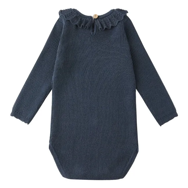 Body Pointelle | Bleu marine