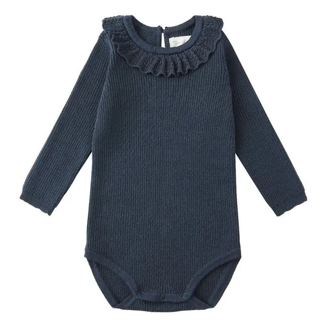 Body Pointelle | Bleu marine