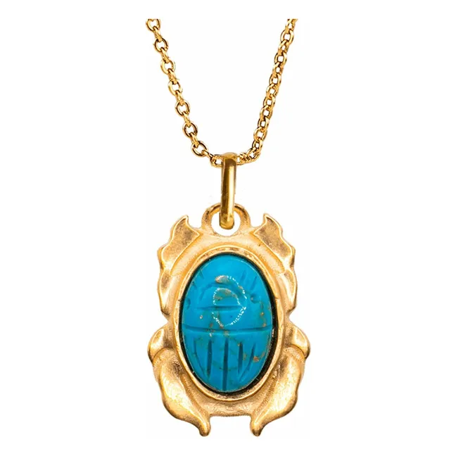Collier Nefer | Bleu turquoise