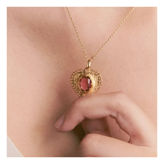 Collar Sacro Cuore | Dorado