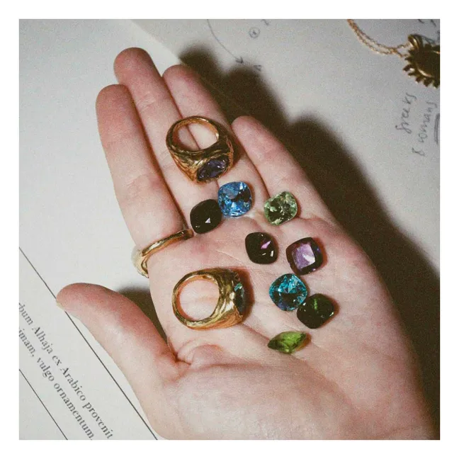 Bague Amalfi | Bleu turquoise