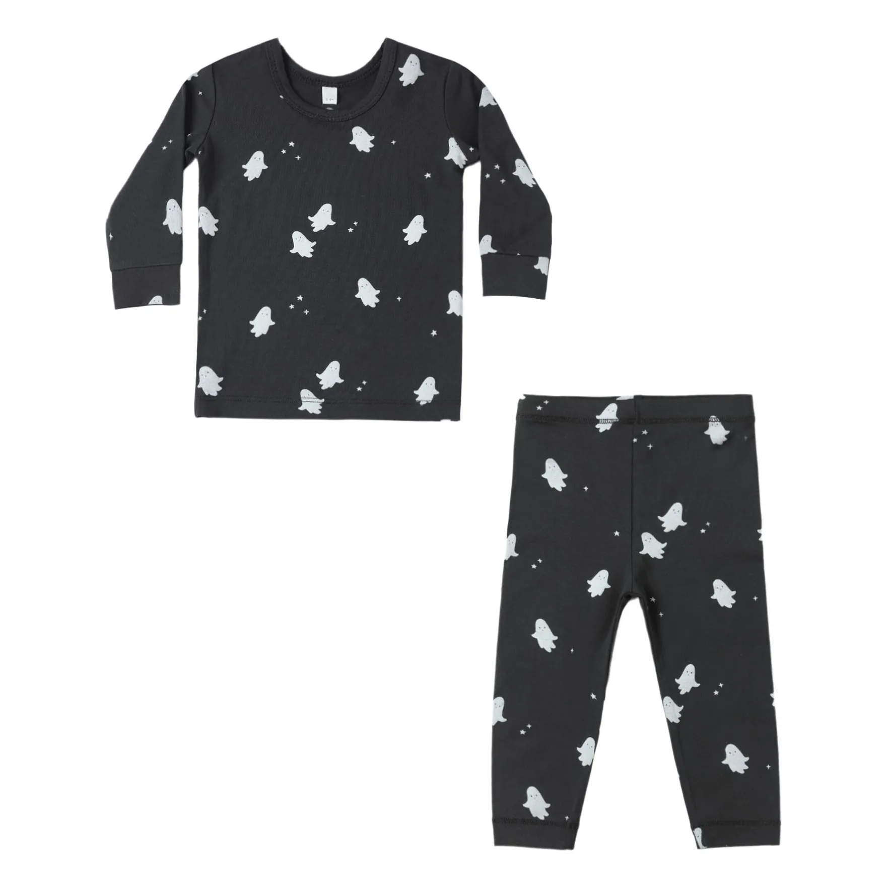 Quincy Mae Black Ghosts Pyjama Set