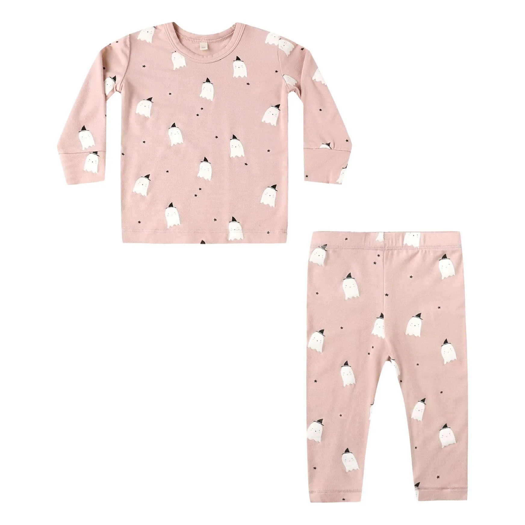 Quincy Mae Pink Ghosts Pyjama Set