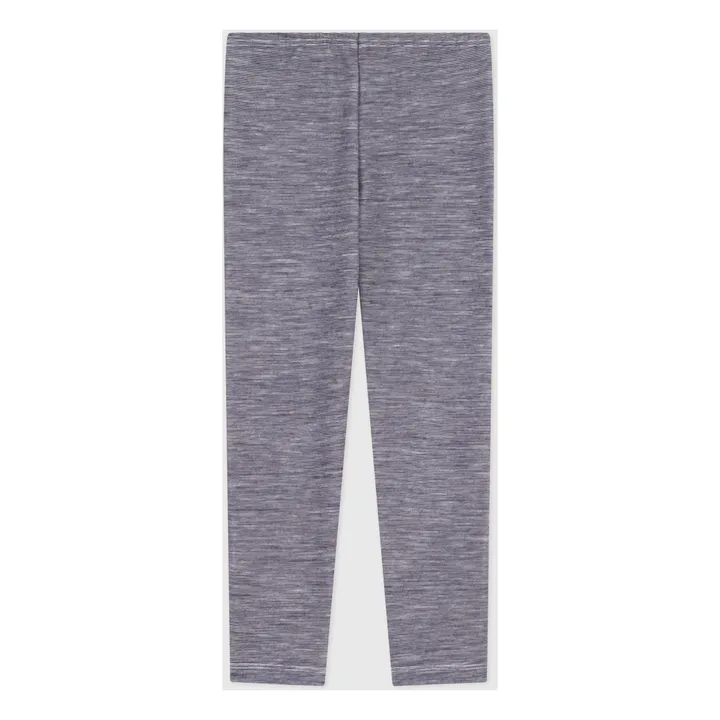 Legging Rayé Laine | Gris- Image produit n°1