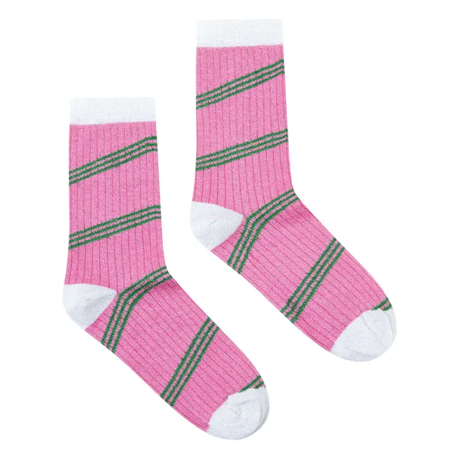 Chaussettes Cola Jet | Rose