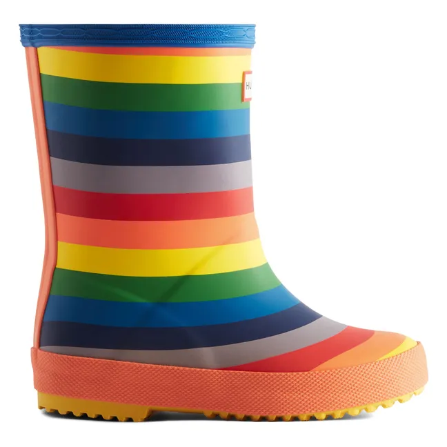 First Rainbow Rain Boots | Orange
