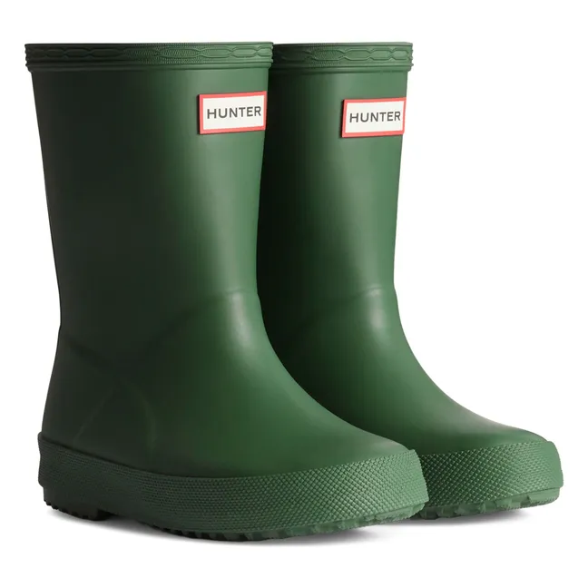 First Regenstiefel | Chromgrün