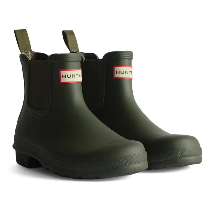 Chelsea Boots Original Tartan Rubber | Olive green- Product image n°0