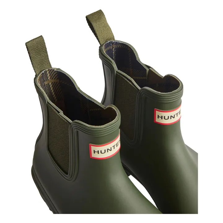 Chelsea Boots Original Tartan Rubber | Olive green- Product image n°1