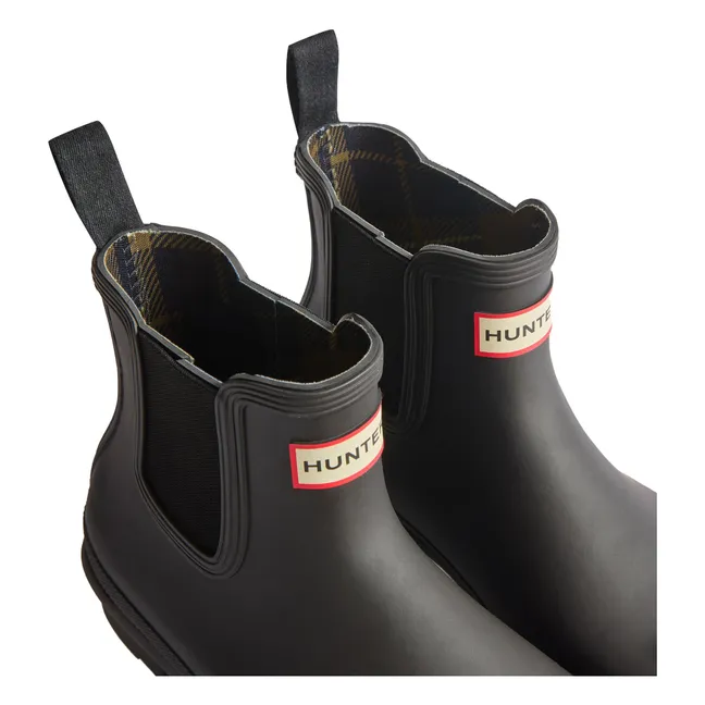 Chelsea Boots Original Tartan Caoutchouc | Noir