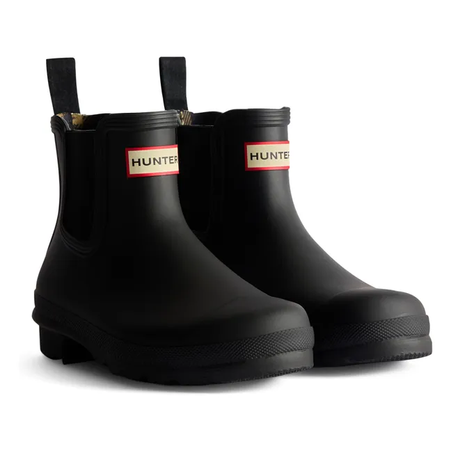 Chelsea Boots Original Tartan Caoutchouc | Noir