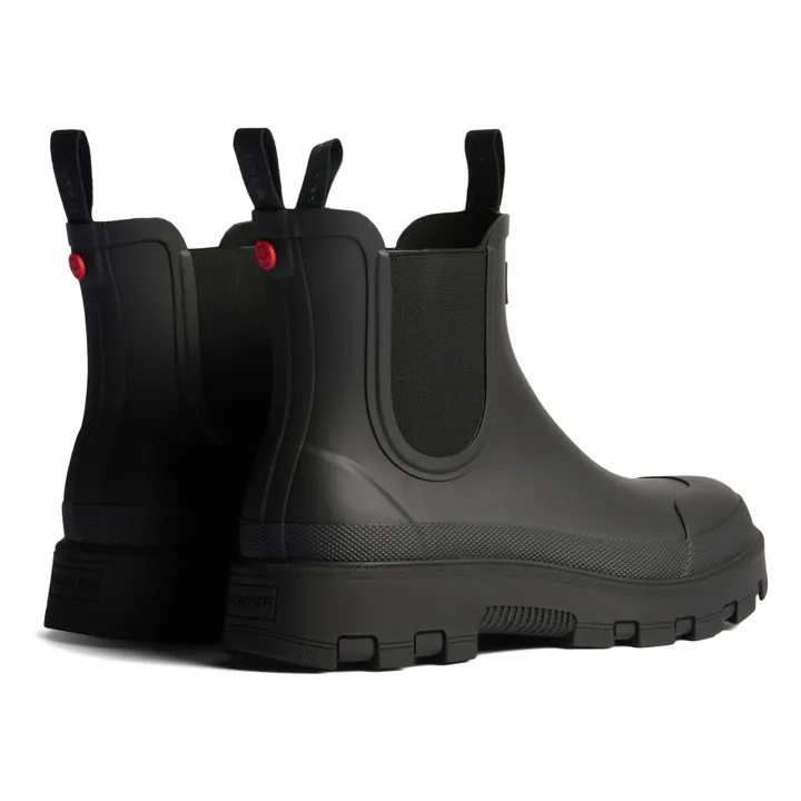 Chelsea Boots Elastiquées Caoutchouc | Noir- Image produit n°2