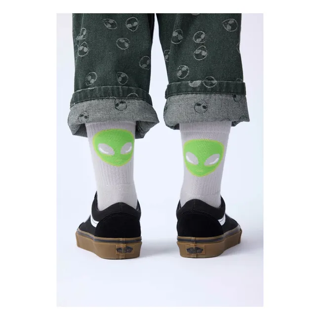 Lot de 2 Paires de Chaussettes Norman Alien | Noir