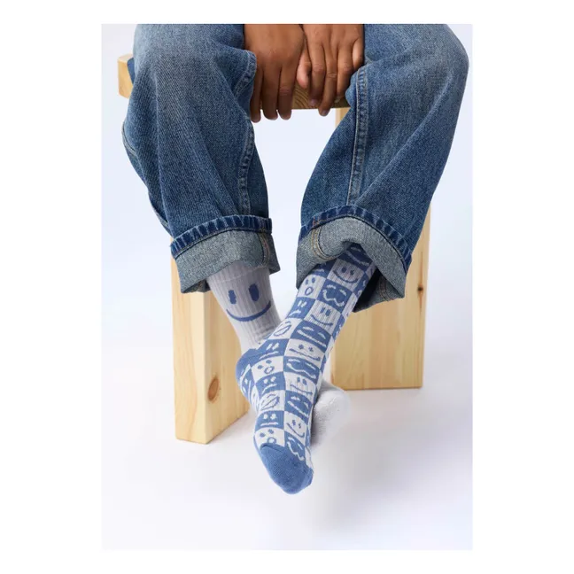 Lot de 2 Paires de Chaussettes Norman Smiles | Bleu