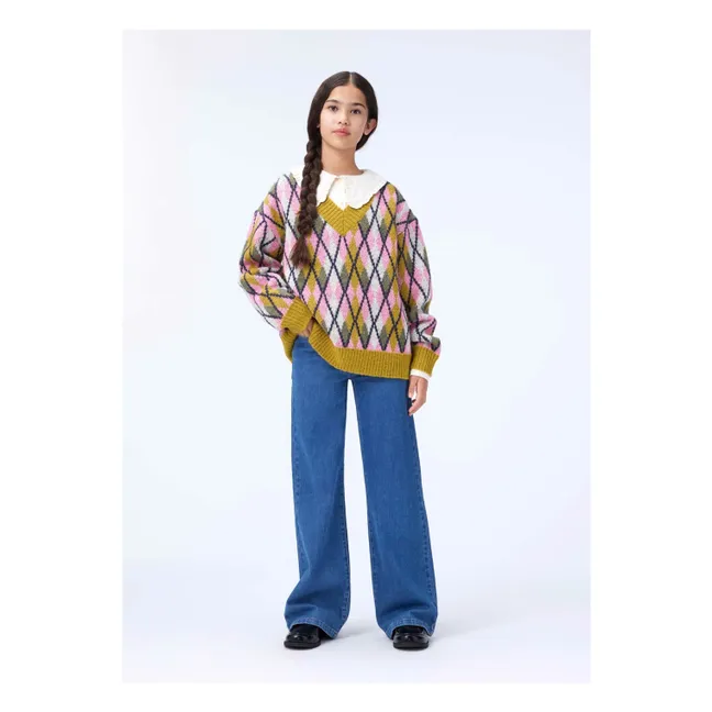 Jersey de lana Gwenda | Amarillo Mostaza