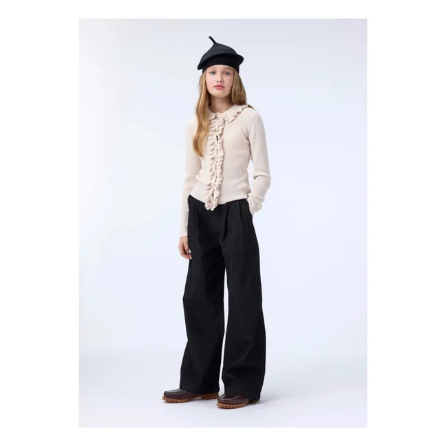 Pantalon Aeisha Coton Bio | Noir